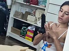 hey, check out how i wrecked my ass with that black rubber dick