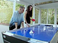 Angelina aces went on a wild hunt and found a hard cock to ride doggystyle until the cumshot exploded