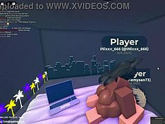 Egyptian Girl Gets Wild in Roblox Condo Game - What a Whore!