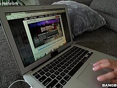 Kylie Page with perfect body enjoys a deep blowjob