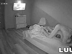 Luuv real couple contrasts thrill by making homemade sex show for voyeur audience