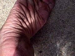 grimy soles after a long day