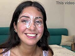 Whoa, check out this cum on face compilation with mouth cumshots and swallowing loads 😏
