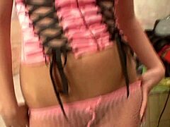 jenny welch dances in pantyhose like a petite brunette pornstar giving pov lap tease