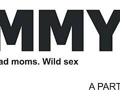 at least mommy likes it when european blonde granny in stockings gets caught seducing in czech cuckold cheating scene