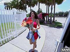 im fuckin the hottest latina flower girl creampie shaved pussy