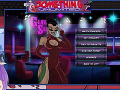 Muscular redhead bodybuilder teases big tits in sexy unlimited game scene