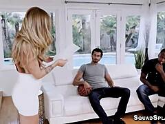 Karla Kush teams up with two powerful black studs for intense group action session