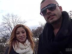 Hunt4k Guy Pays Czech Redhead for Pickup Sex then Covers Her Belly in Cum After Licking and Fingering