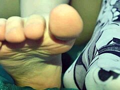 Stealthy Nighttime Toe Play in Stepsister's Room