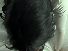 Hot 18+ College Girlfriend's After-Party Garage Thong Tease