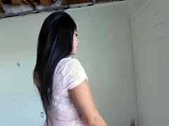 pretty latina jasmine deepthroats big black cock outdoors in miami projects