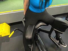 Big ass latina zamira promises gym reward with outdoor doggystyle pounding from stepson