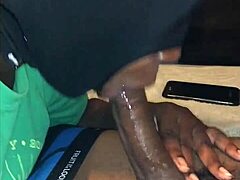 masked whore eagerly deepthroats massive bbc slurping every inch before swallowing hot cumshot