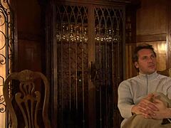 whoa check out this busty brunette slut ripping clothes to slam her dripping pussy on manuels huge cock in the kitchen