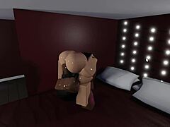 roblox fangirl gets her big ass pounded by monster cock in wild fantasy sex