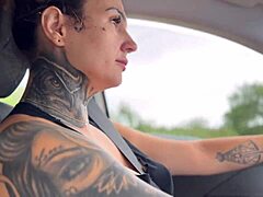 Woman from Uber gives up her ass for ride payment and creampie finish!