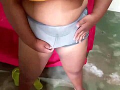 Stepson's Monster Cock Tempts Hot Big-Titted BBW Stepmom Hands-On