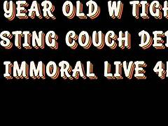 Lazy Stepson Brad Pounds Alexis Ass Hard While Stuck Under Desk Table