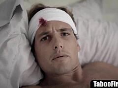 Lunatic Woman Pretends Amnesiac Man's Wife for Rough Deepthroat Taboo Fuck