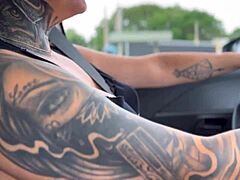 Woman from Uber gives up her ass for ride payment and creampie finish!