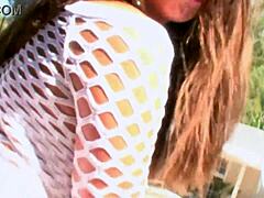 Alexa Jaymes' Huge Cock Pounding Leaves Cum Facial Mess