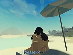 Fucking Roblox Catgirl Hard. Creampie Ends Beach Fuck Fest. She Begs More.