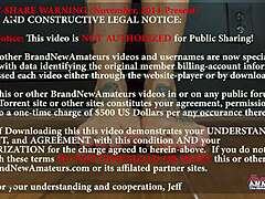 Big titted German brunette SABRINA slurps monster cock in POV then takes DOGGYSTYLE cumshot