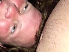 Milf delivers dirty talk while SUCKING huge COCK and shaking her thick ass