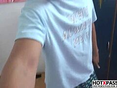 Skinny Tina Blade nailed hard by monster cock close-up