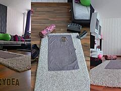 Watch my curvy latina ass shake naked durin workout triple cam view so sensual damn