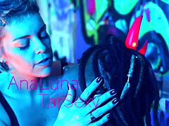 beautiful lesbian gags on deepthroat heels licks feet with nipple clamps