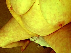 WOW! Dawnskye's big natural tits and blue eyes shine in nude cock rating for Nico!