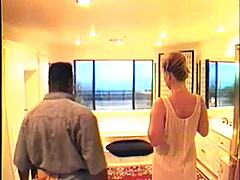 Big Black Cock Pounds Blonde Milf's Pink Pussy Doggystyle Bent Over