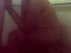 wife risks sneaky public shower fuck. caught bathing curves exposed