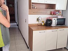 secret bathroom hookup with cuckold's best friend risky thrill