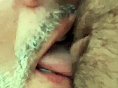 licking my lover's pussy to orgasm then blasting cum all over her face
