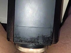 hey watch this stranger blast a huge cumshot from her lovense solace toy