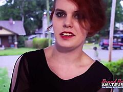 marla's fat twat gets doggystyle pounded then she gulps cum