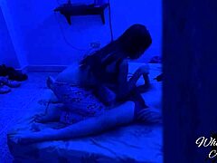 Late night horny Latinas chase ebony cock creampies doggystyle rides and taboo daddy showers