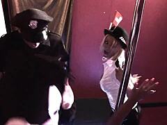 Tia Layne n Romana Ryder cummin hard in kinky 4some!!