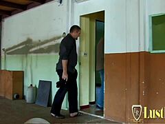 Lorena Fox Rides Cowgirl and Takes Doggystyle Missionary Hardcore in Bathroom HD