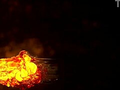 busty cathy heaven spreads cheeks for monster cock deep anal assfucking pound