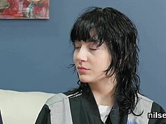 naughty cutie endures brutal anal fucking and ass licking in bdsm asylum