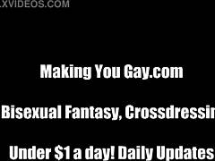 Discovering your hidden bisexual urges with femdom toys and bdsm play in pov