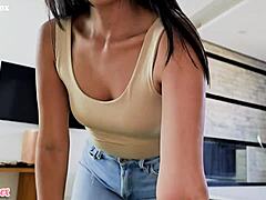 Stepsister's Vagina Filled with Cumshot Pregnancy Load