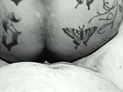 Naughty aunt paty angel trailer sitting hard on toys with her huge big pussy