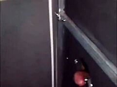 married redhead whore punished with gloryhole cocks then creampied by cuck