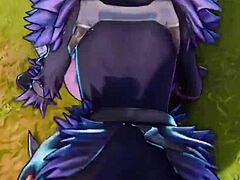 xraven69x pounds fortnite girl's massive ass hard