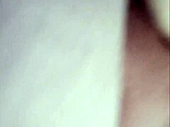 hey watch this sexy housewife finger her pussy then take hubby's cumshot in black socks